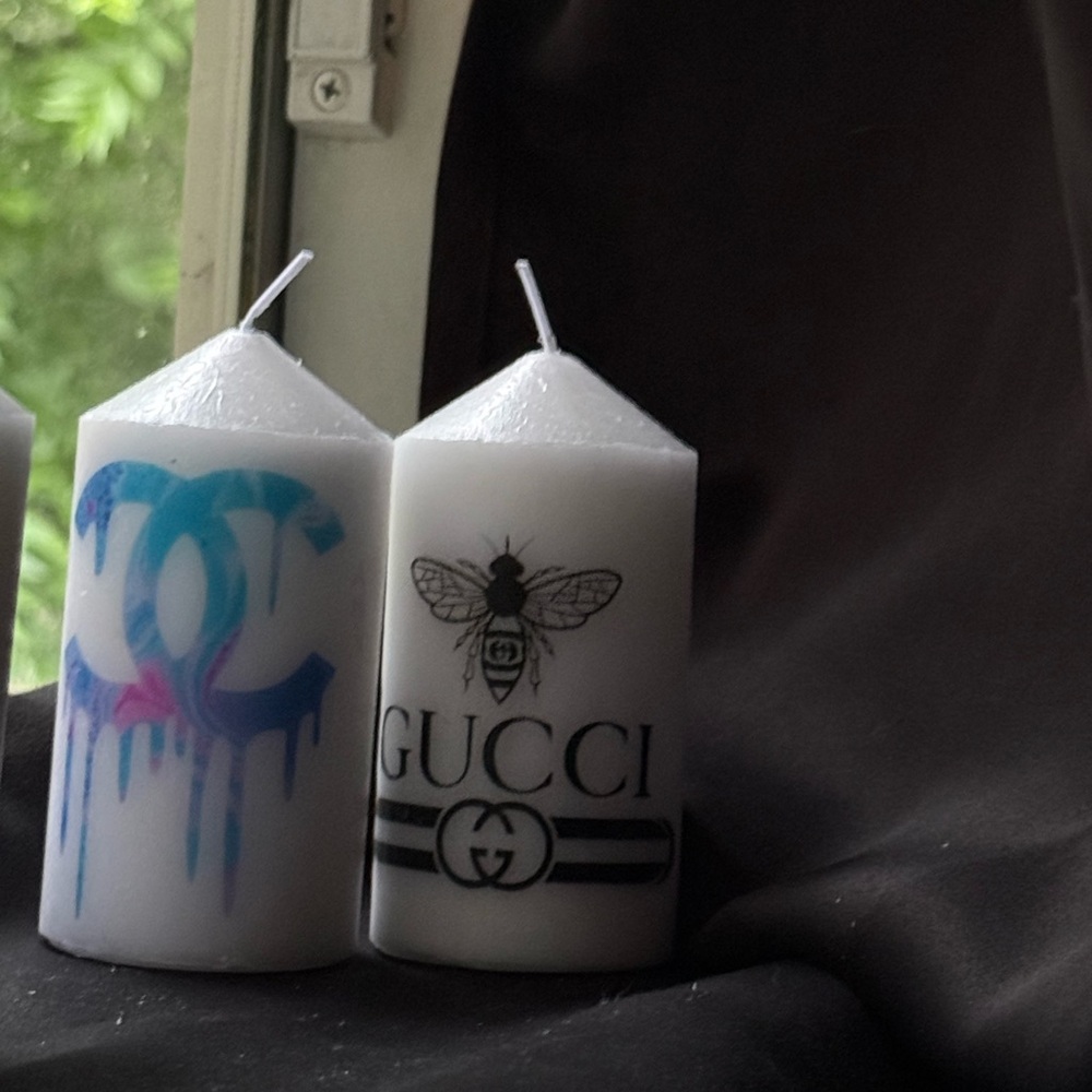Custom - Set of Two (2) Custom Decorative Candles - Picture 11 of 12